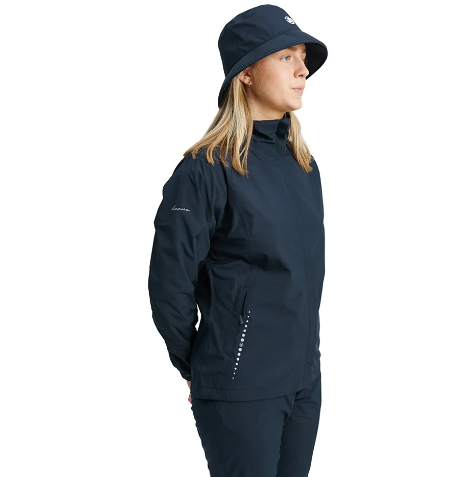 Links Stretch Regnjakke Dame Navy