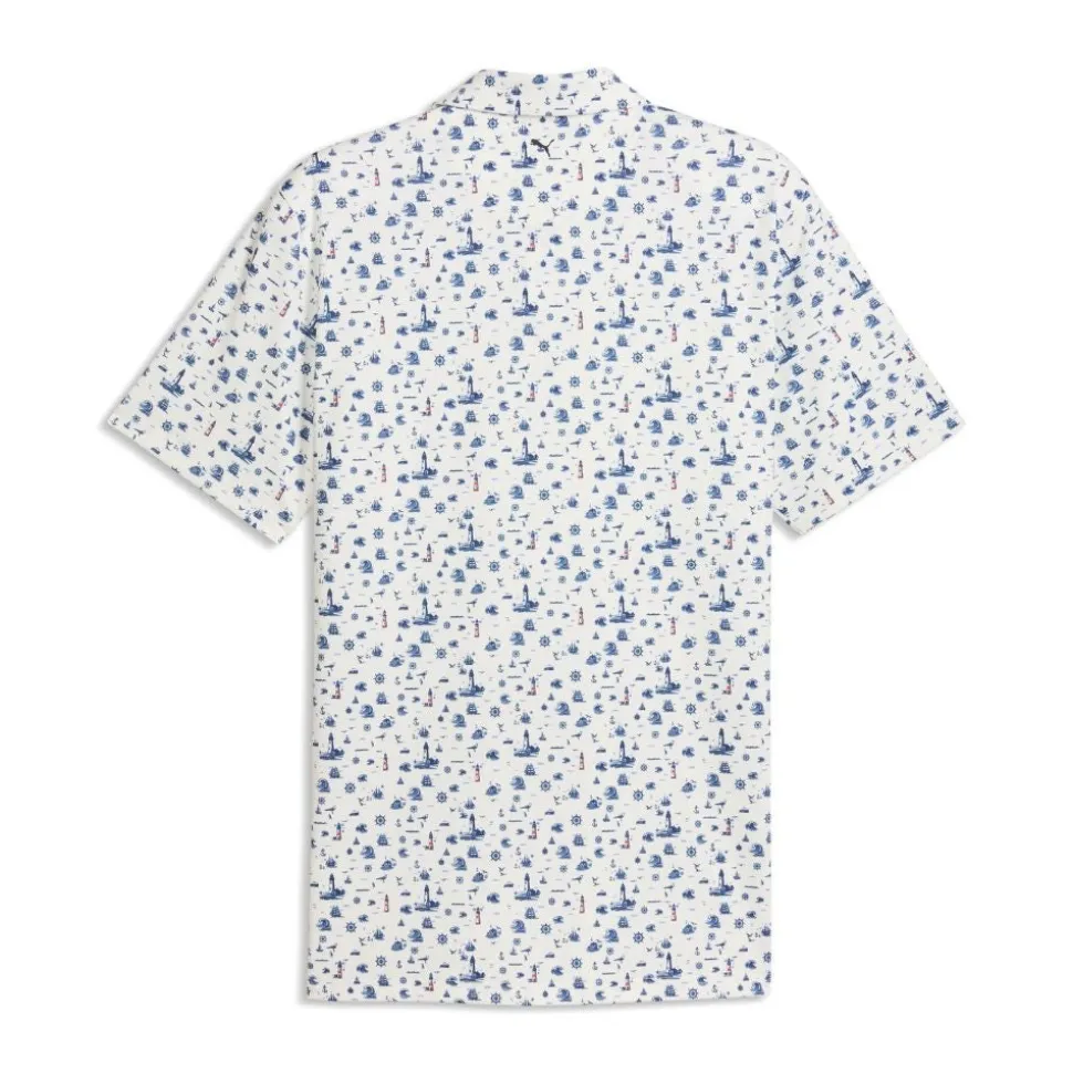 MATTR Lighthouse Pique Herre Hvit/Navy