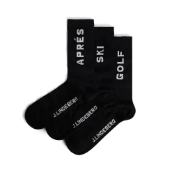 Miles Sokker 3-Pack Herre Svart