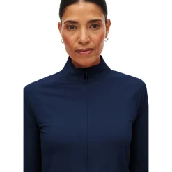 Nicky Full Zip Genser Dame Navy