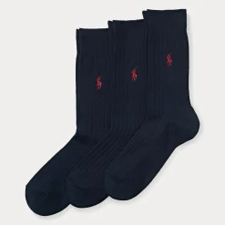 3pack Sokker Herre Navy