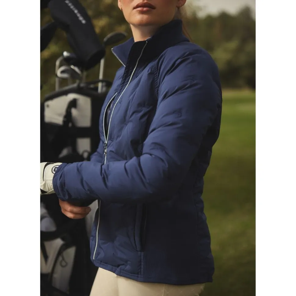 Padded Windbreaker Jakke Dame Navy