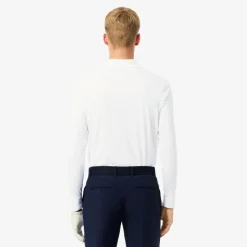 Performance Longsleeve Pique Herre Hvit