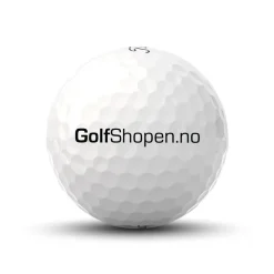 Pro V1 Golfball Golfshopen.no Logo Hvit