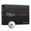 Pro V1 Golfball Hvit Norsk Flagg
