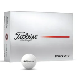Pro V1x Golfball Golfshopen.no Logo Hvit