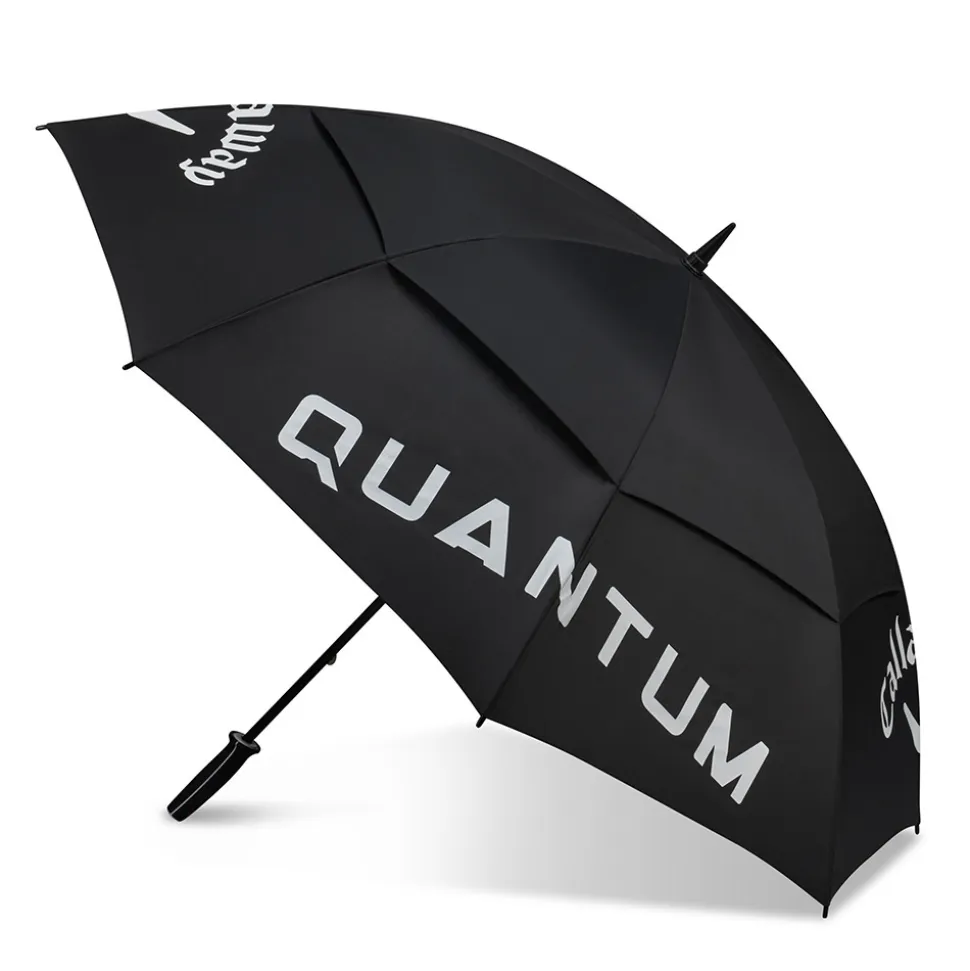 Quantum Double Canopy Paraply 68" Svart