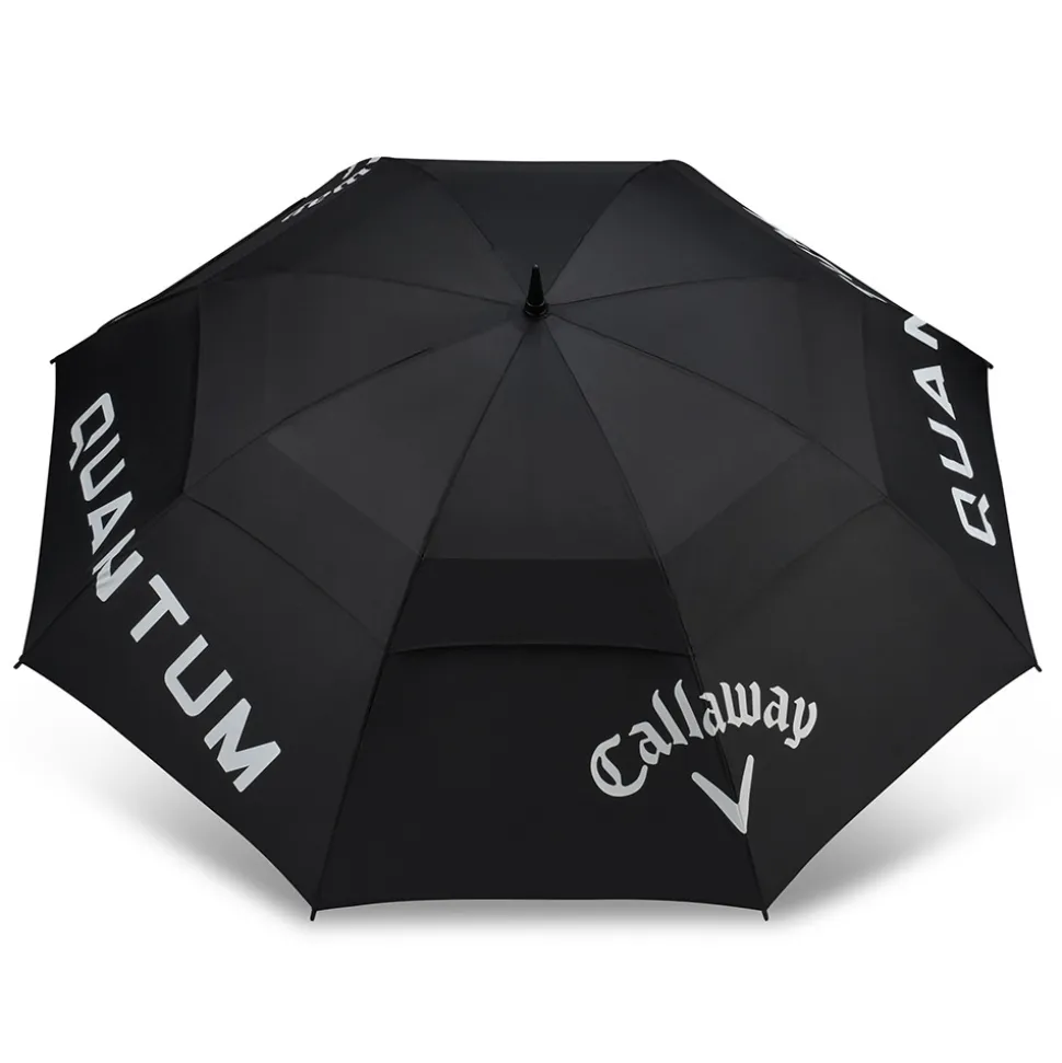 Quantum Double Canopy Paraply 68" Svart