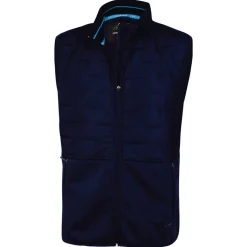 Quilted Gilet Vest Herre Navy