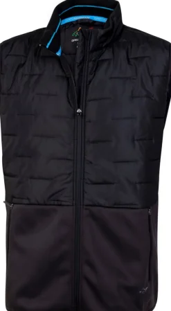 Quilted Gilet Vest Herre Svart