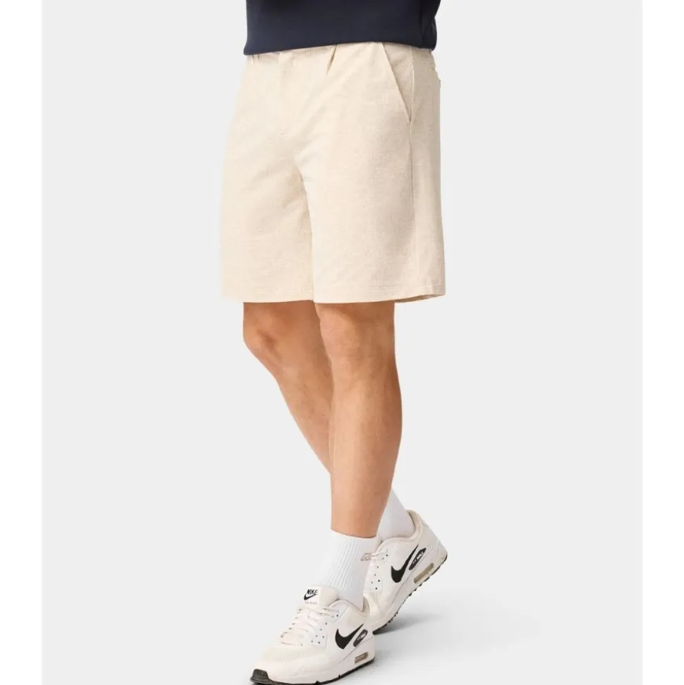Ridgeweave Pleated Shorts Herre Sand
