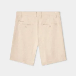 Ridgeweave Pleated Shorts Herre Sand