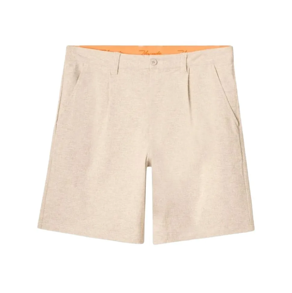 Ridgeweave Pleated Shorts Herre Sand