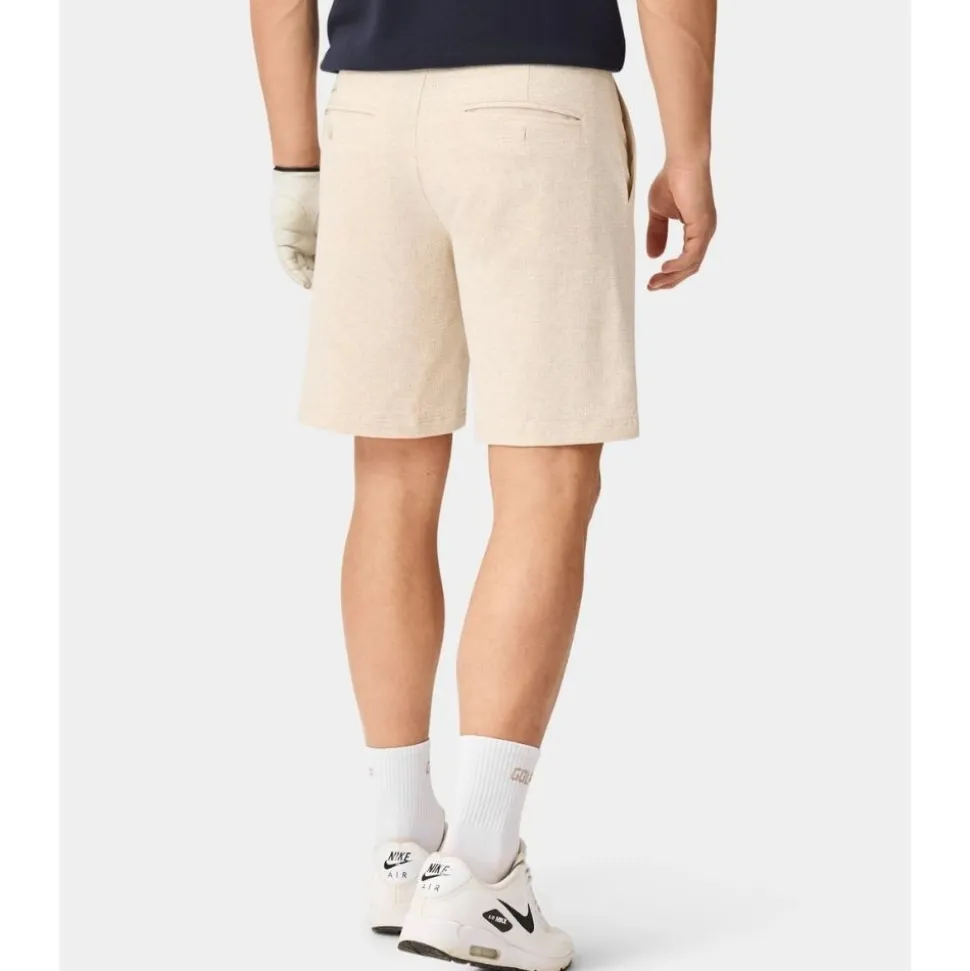 Ridgeweave Pleated Shorts Herre Sand