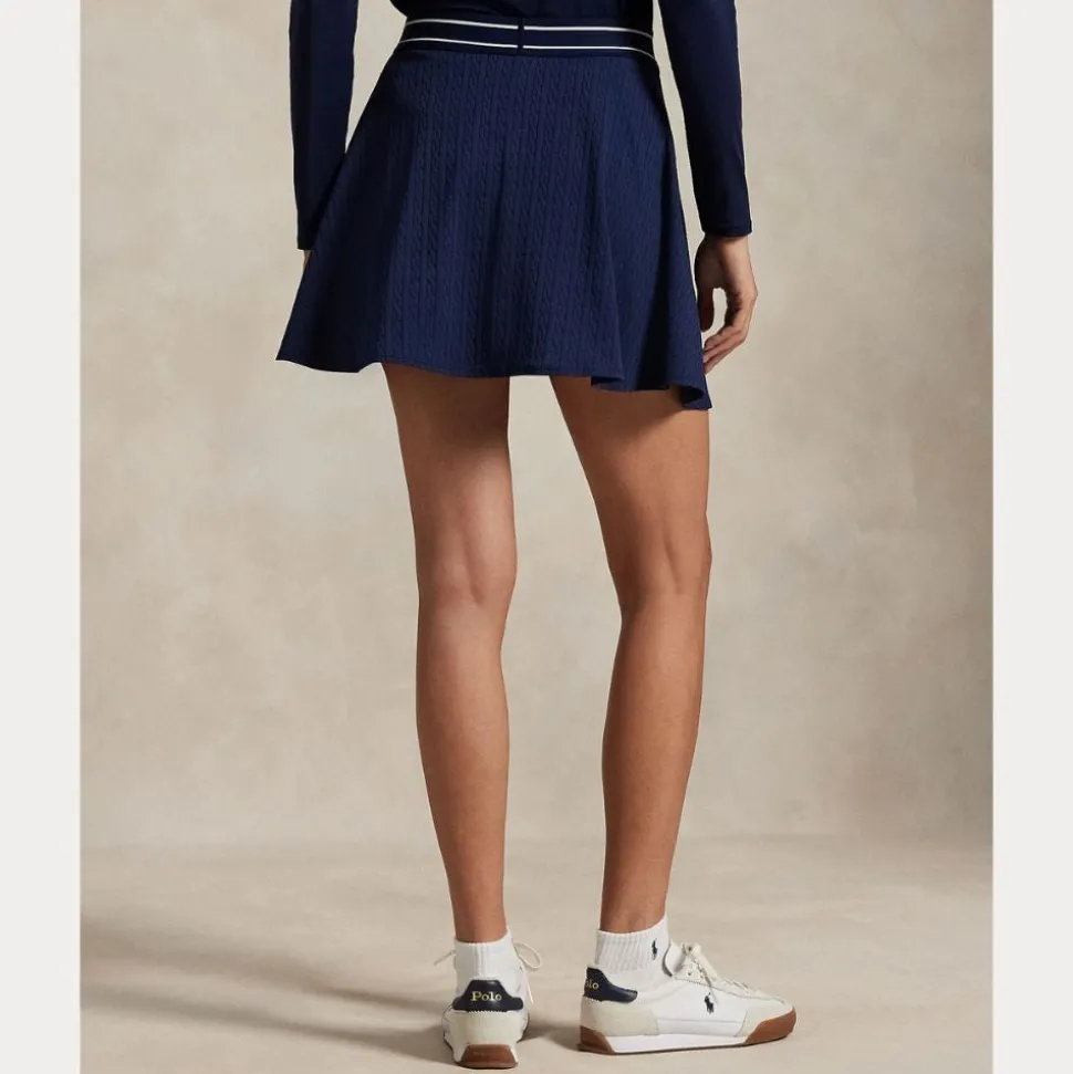 RLX Cable-Motif A-Line Skort Dame Navy