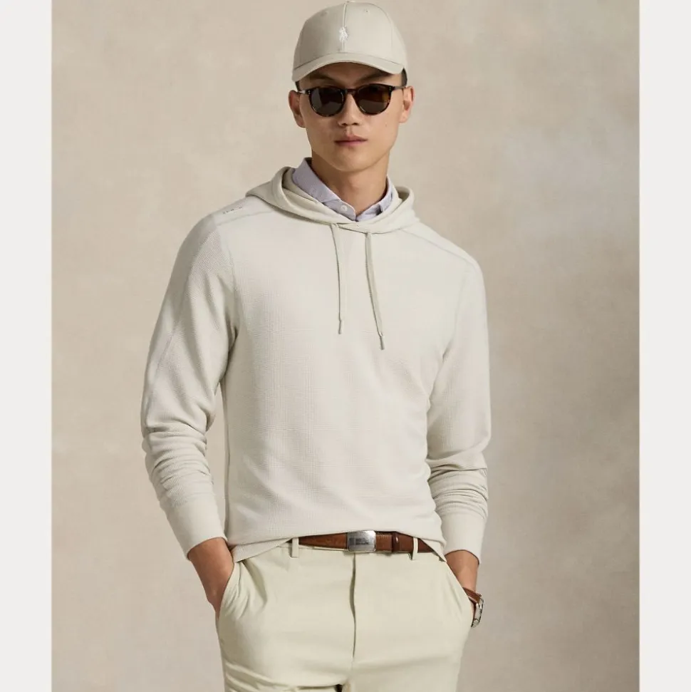 RLX Performance Waffle-Knit Hettegenser Herre Hvit