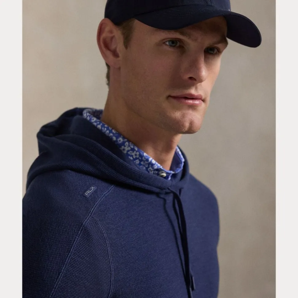 RLX Performance Waffle-Knit Hettegenser Herre Navy