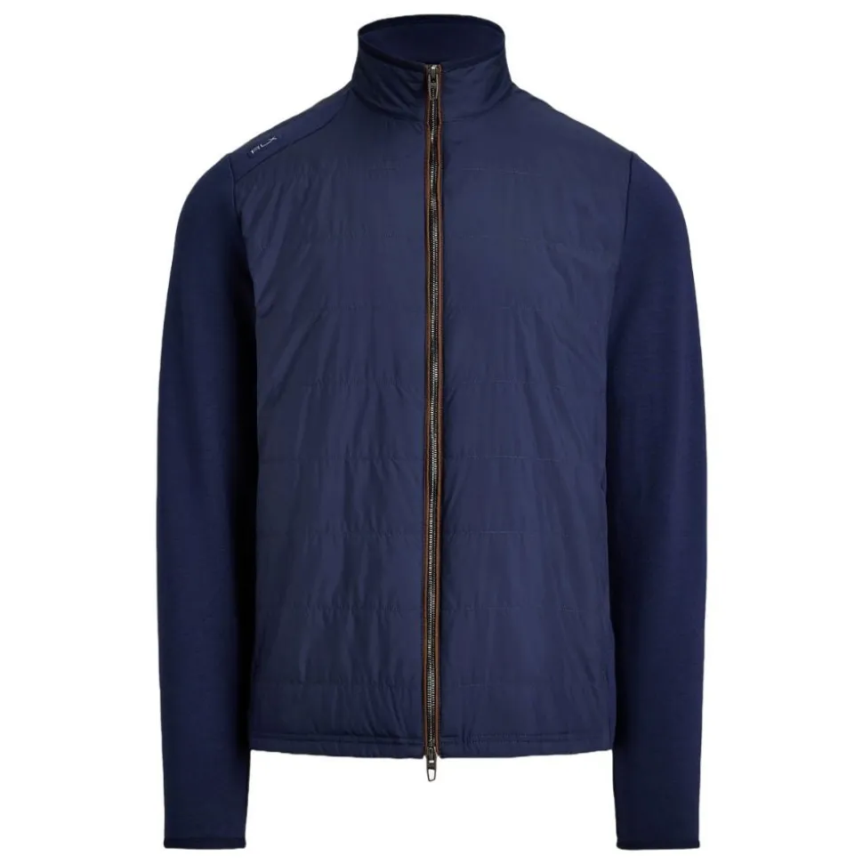RLX Quilted Hybrid Mockneck Jakke Herre Navy
