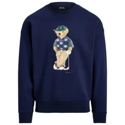 RLX Relaxed Fit Polo Bear Genser Herre Navy
