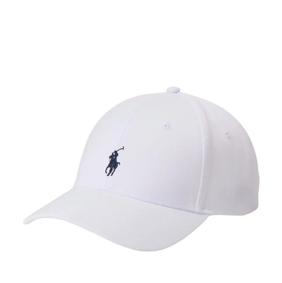 RLX Signature Pony Twill Sports Caps Hvit