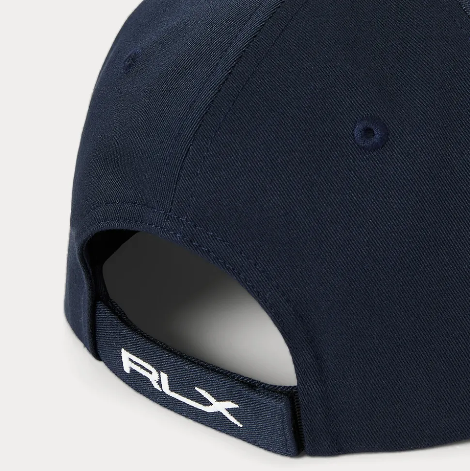 RLX Signature Pony Twill Sports Caps Navy