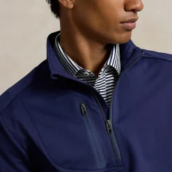 RLX Stretch Half-Zip Genser Herre Navy