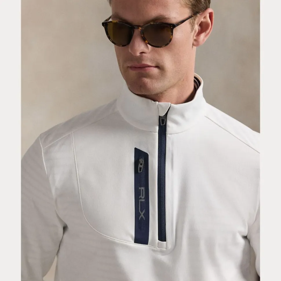 RLX Stretch Jersey Pullover Herre Hvit