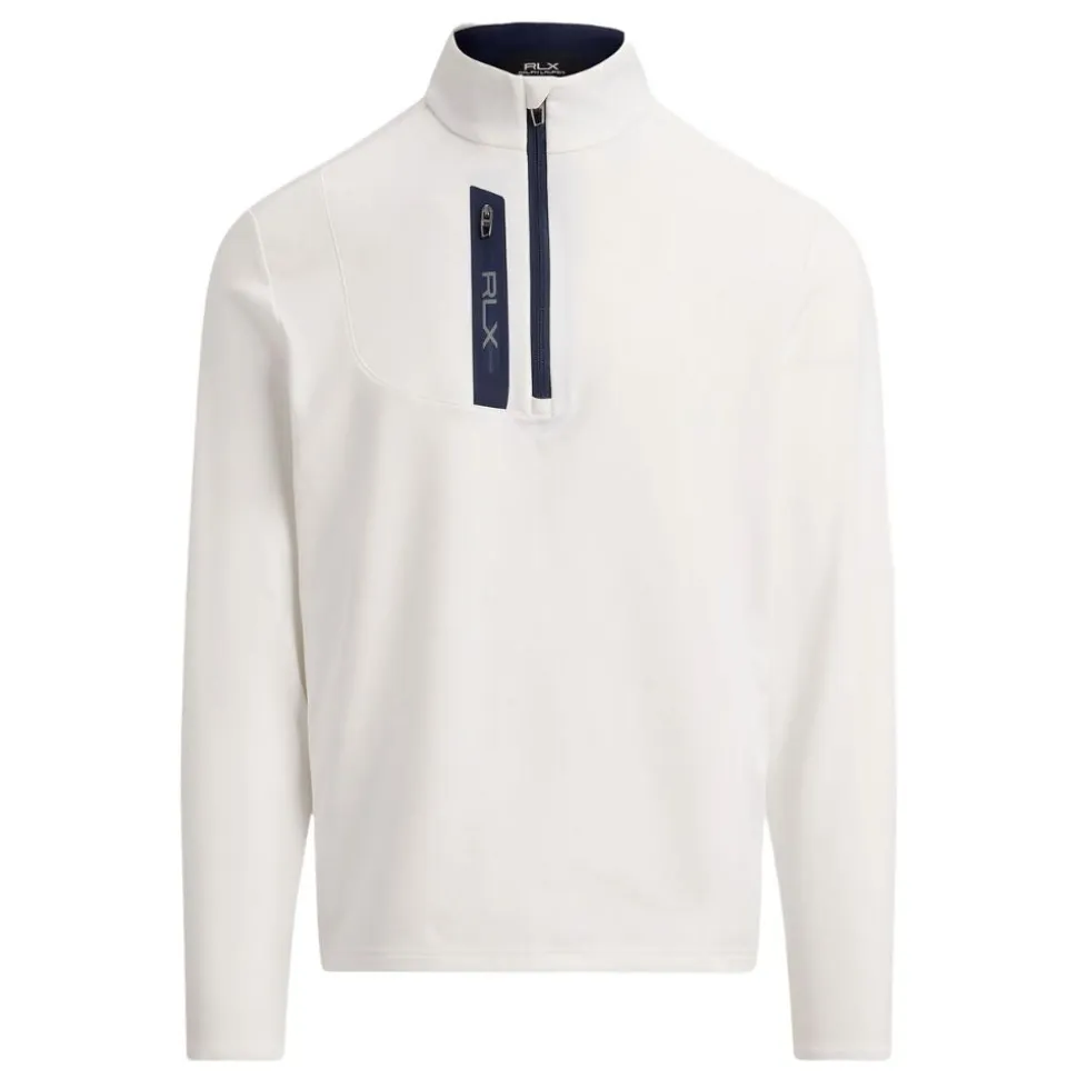 RLX Stretch Jersey Pullover Herre Hvit