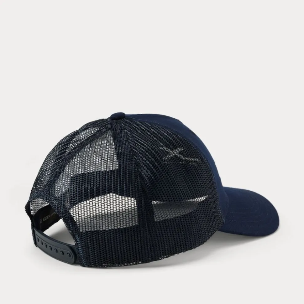 RLX Twill Trucker Caps Navy