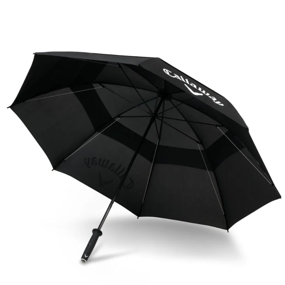 Shield Double Canopy Paraply 64" Svart