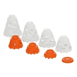 Simulatorpegger 8 Pack Hvit/Oransje