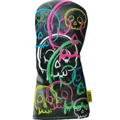 Skull Driver Headcover Svart