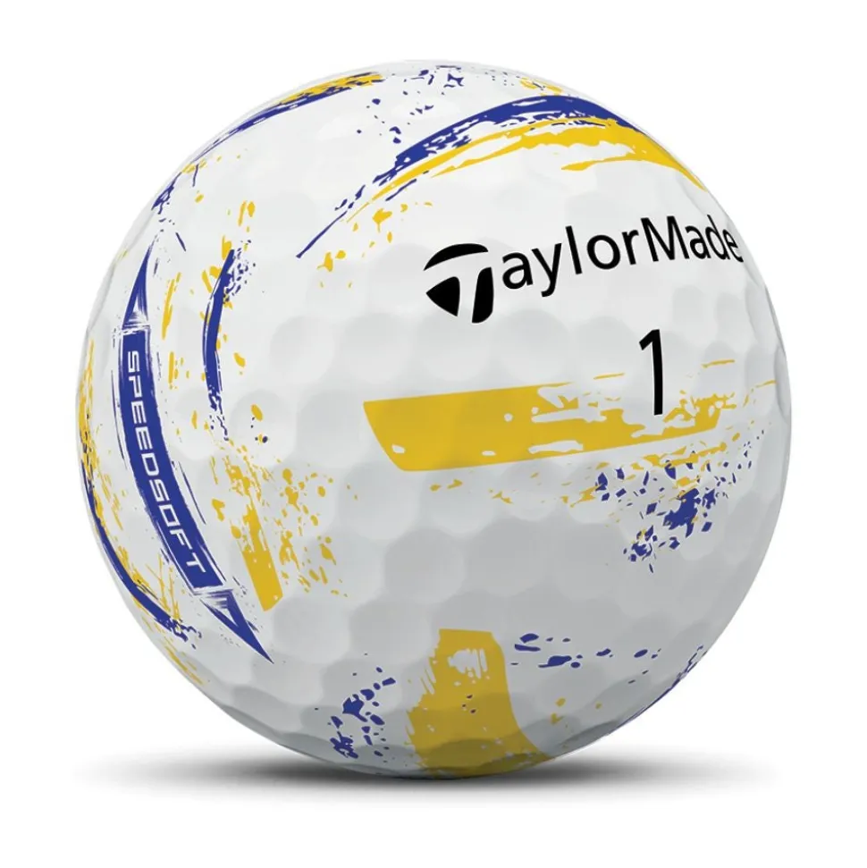 SpeedSoft INK Golfball Gul/Blå