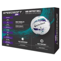 SpeedSoft INK Golfball Lilla/Teal
