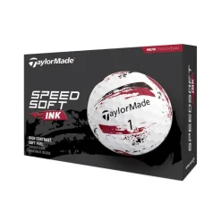 SpeedSoft Ink Golfball Rød/Hvit