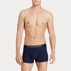 Stretch Bomull Boxer 3 Pack Navy
