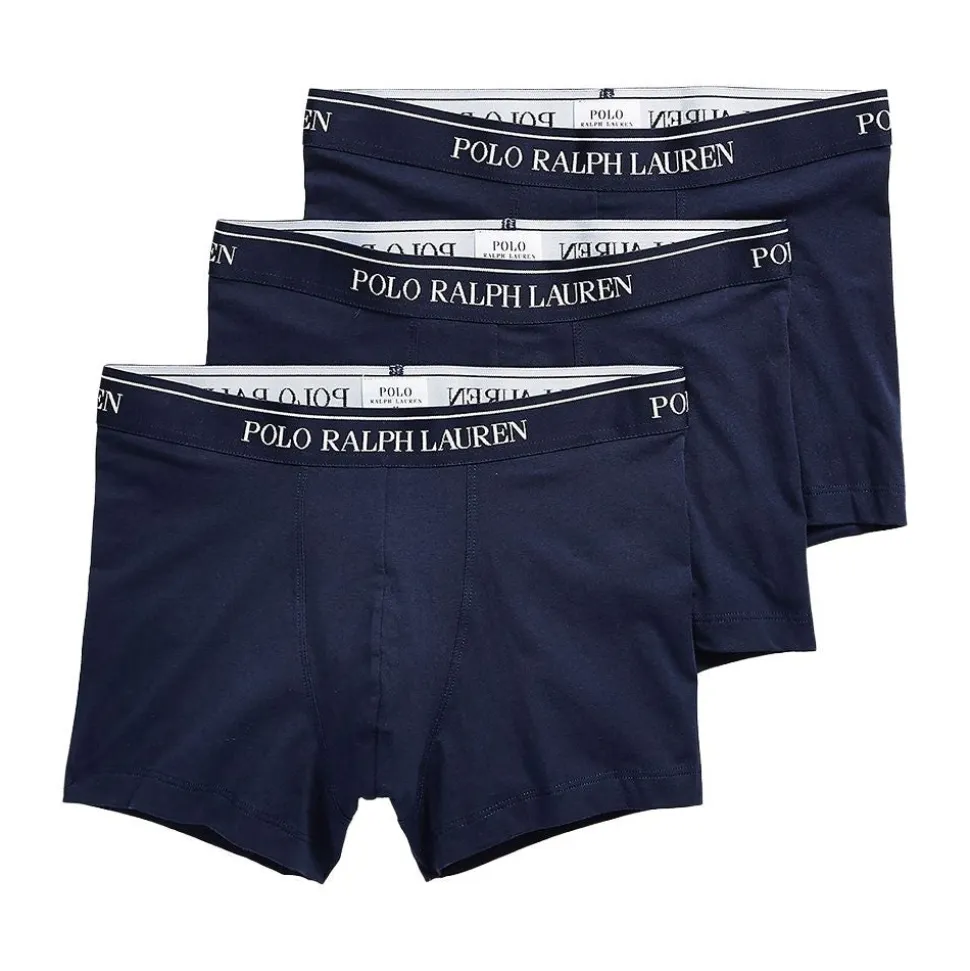Stretch Bomull Boxer 3 Pack Navy