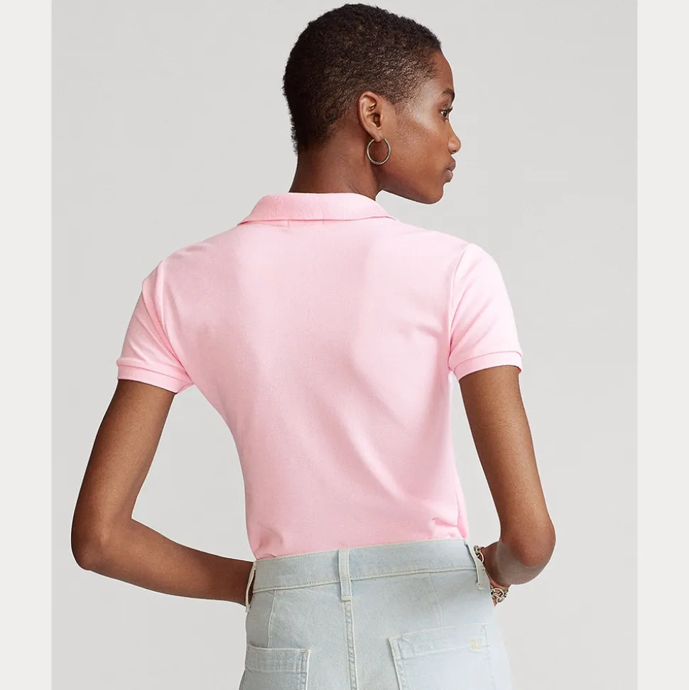 Stretch Pique Dame Rosa