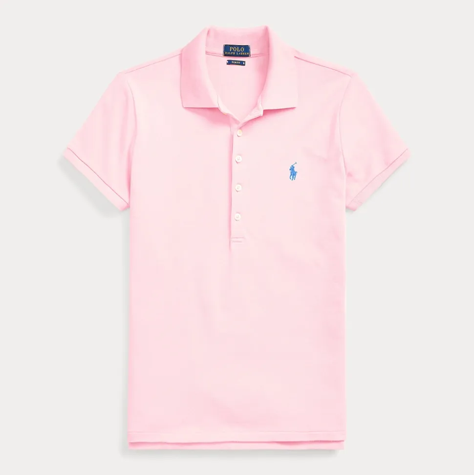 Stretch Pique Dame Rosa