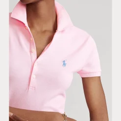 Stretch Pique Dame Rosa