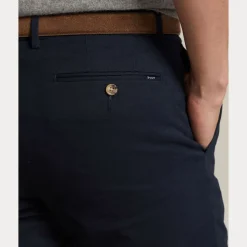 Stretch Slim Fit Chino Shorts Herre Navy
