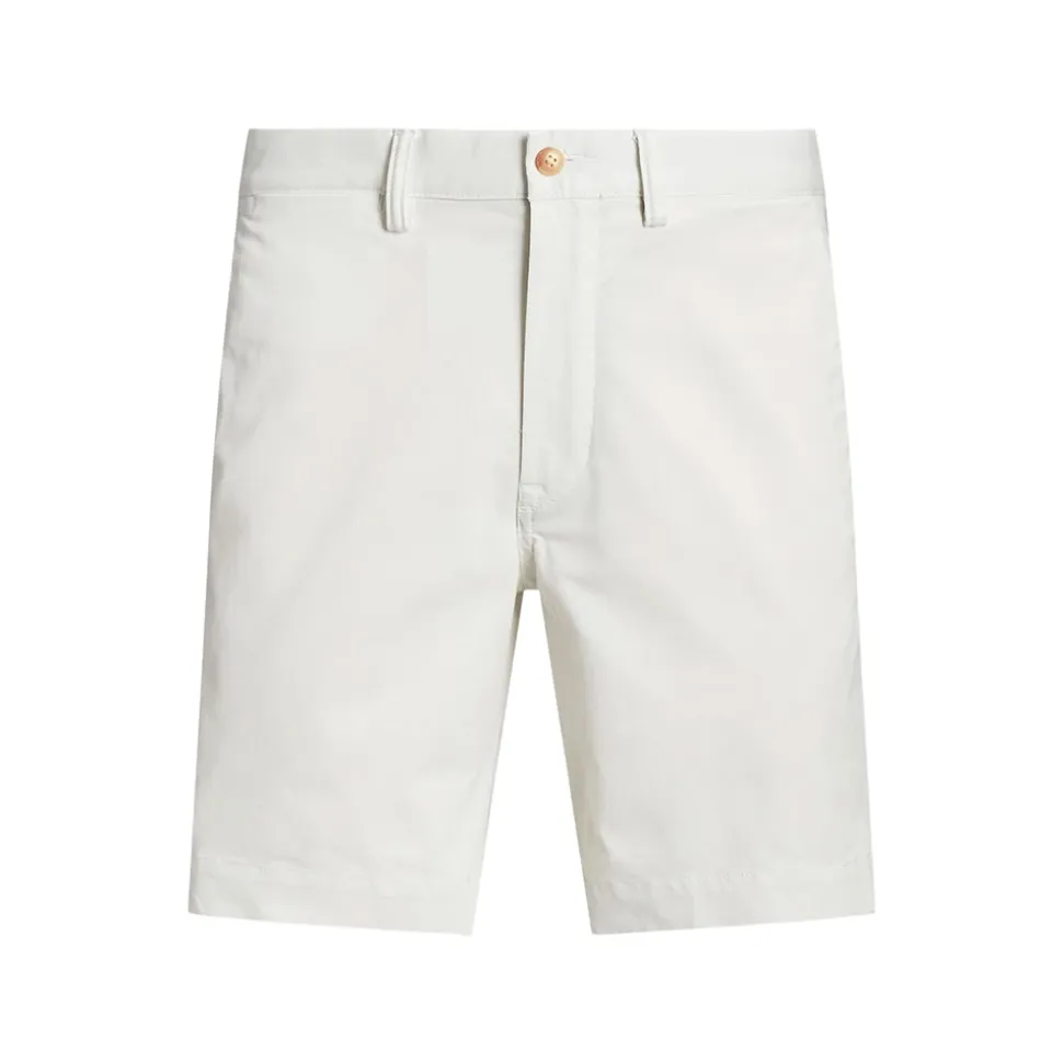 Stretch Straight Fit Chino Shorts Herre Hvit