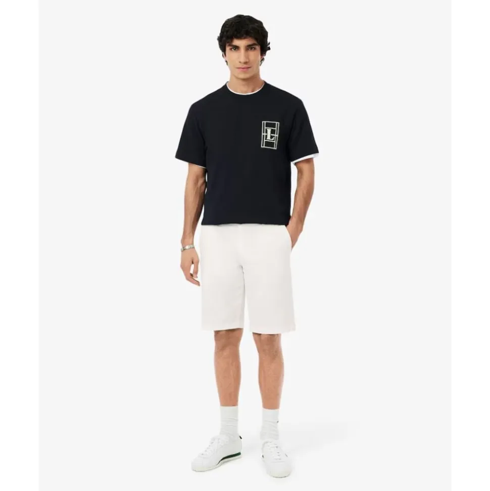 Stretch Twill Chino Shorts Herre Hvit