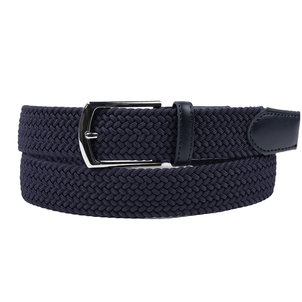 Strikkbelte 90cm Navy