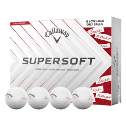 Supersoft Love Golfball Hvit
