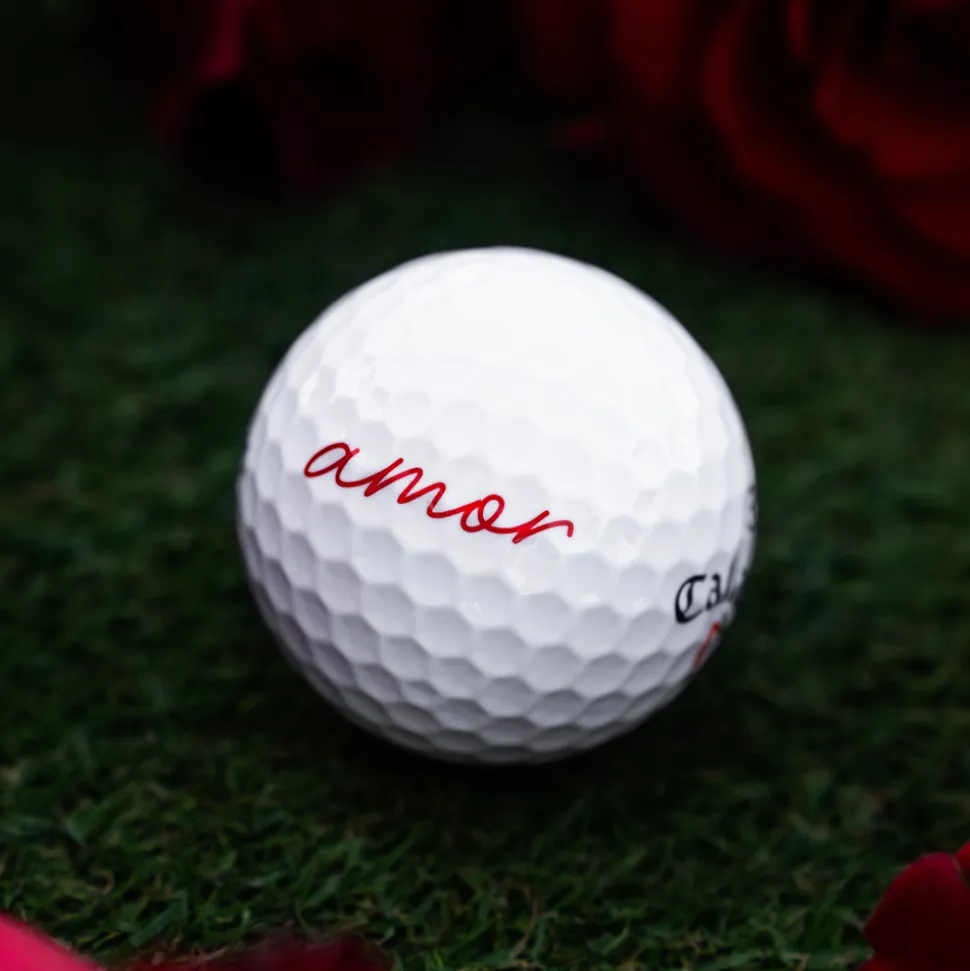 Supersoft Love Golfball Hvit