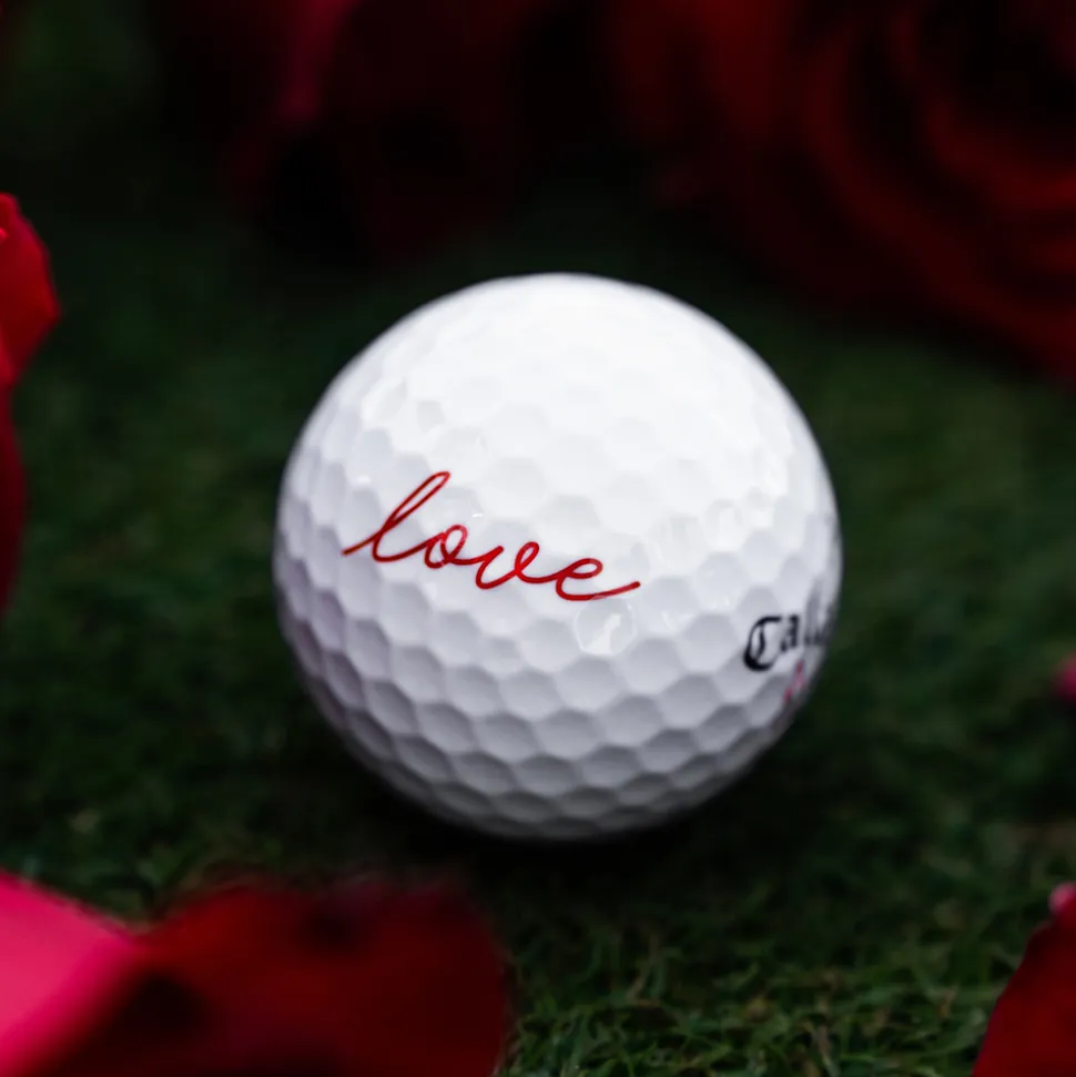 Supersoft Love Golfball Hvit