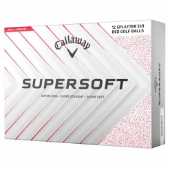 Supersoft Splatter 360 Golfball Rød