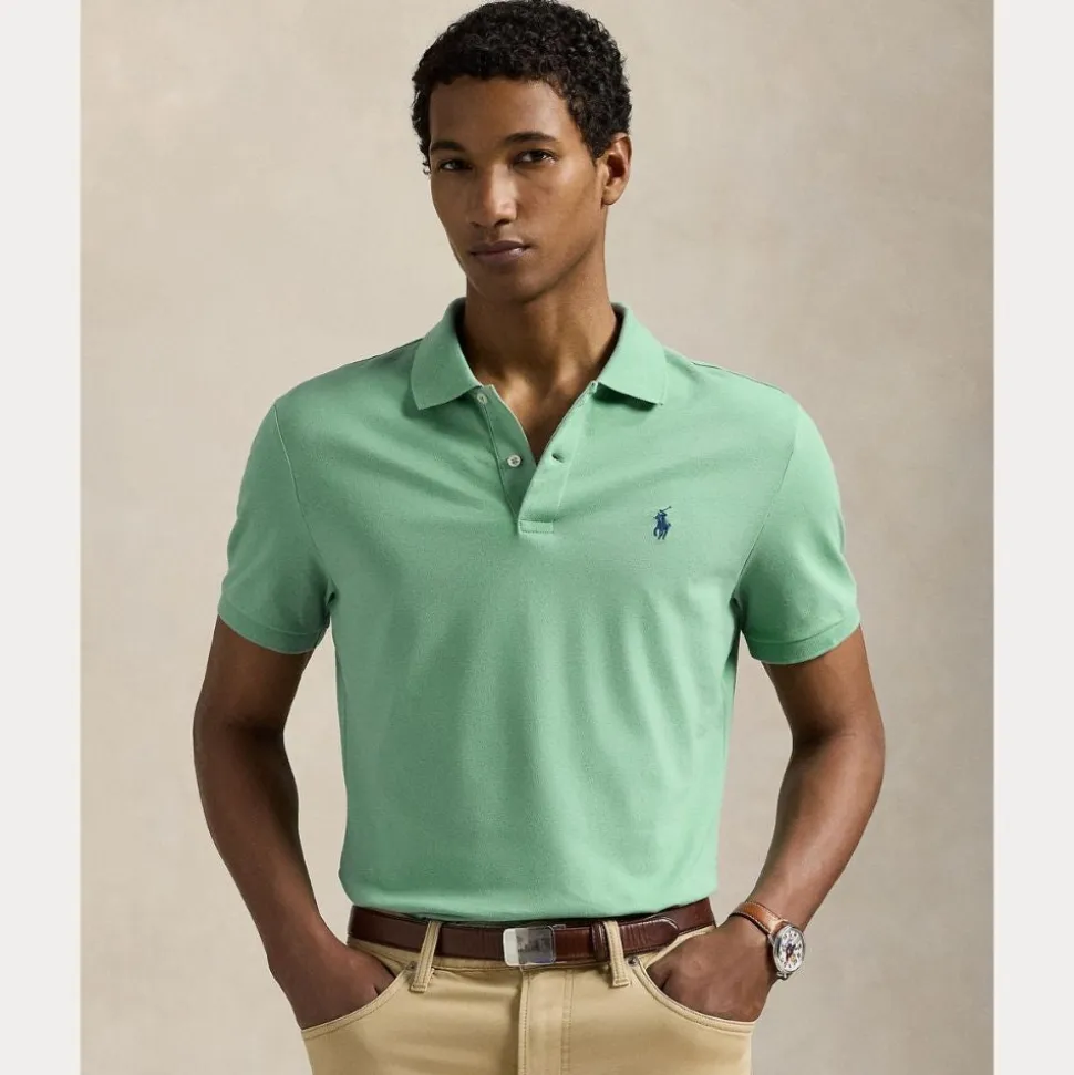 Tailored Fit Pique Herre Mintgrønn