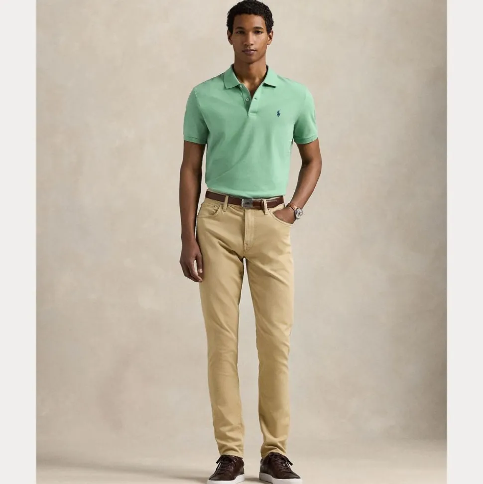 Tailored Fit Pique Herre Mintgrønn